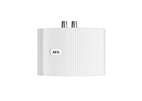 AEG 189554 MTH 350 - Calentador de agua de sistema abierto (tamaño pequeño, 3,5 kW, 230 V), color blanco - [Importado de Alemania]