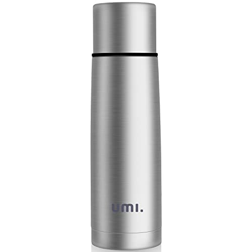 Amazon Brand - Umi Termo Cafe 750ml, Botella Agua Acero Inoxidable 18/8 con Doble Pared, Botella Termica Sin BPA, Aislamiento al Vacío,Antigoteo,para Colegio,Oficina,Viajes,Aire Libre