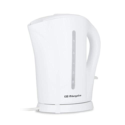 Orbegozo KT 6003 - Hervidor de agua eléctrico, 1.7 litros de capacidad, libre de BPA, 2200 W de potencia