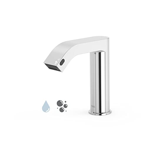 Grifo electrónico de 1 agua con dispensador de jabón automático para lavabo | Sensor de infrarrojos | 2 años de garantía | Tres Grifería