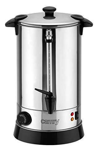Camry CR1267 Hervidor de agua de acero inoxidable, dispensador de agua caliente de 8,8 litros.