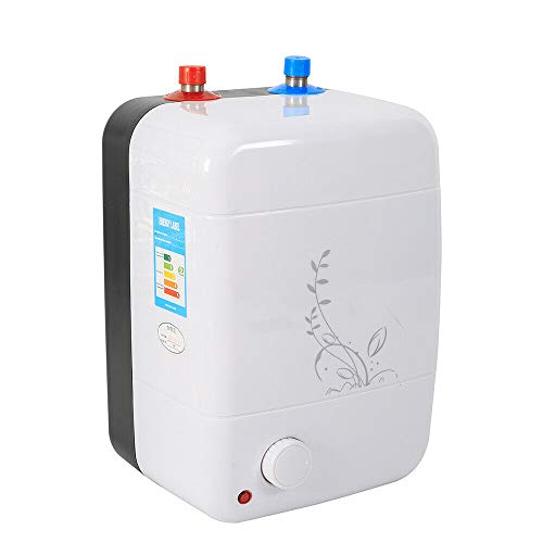 8L Gran Capacidad Cocina Calentador de Agua Calentador de Agua Subescritorio Calentador de Agua 30-75℃ Calentador de Agua Cocina IPX 4 Impermeable 1500W