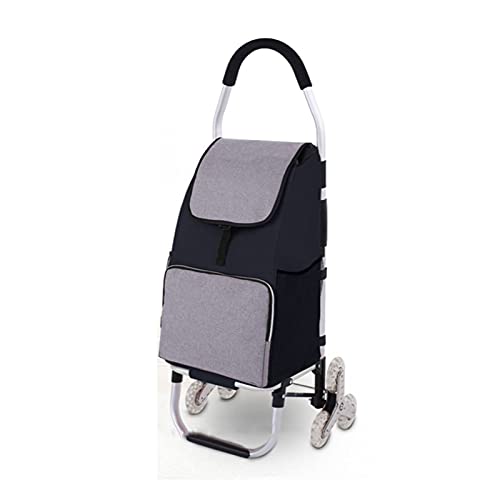 Carro Compra Carro de la compra Carrito portátil plegable para comestibles Ruedas giratorias de escalada ligera escalada y bolsa extraíble Carro de Compra/ Carrito de Compra ( Color : 4 )