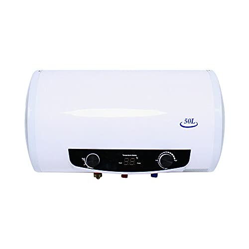 Futchoy Calentador de agua caliente de 2000 W, de acero inoxidable, 30 – 75 ℃, 50 l – Capacidad de agua: 30 l