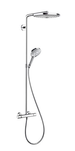 Hansgrohe 27133000 Raindance Select S 300 Columna de Ducha, 2 Tipos de Chorro, Cromo, Ø 300 mm