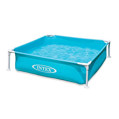 Intex 57173NP - Piscina desmontable mini small frame 122 x 122 x 30 cm, 337 litros, Multicolor