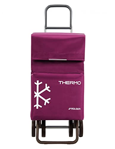 Rolser Termo Fresh MF Dos+2 - Carro de la compra de 4 ruedas, con bolsillo termo, Bassi
