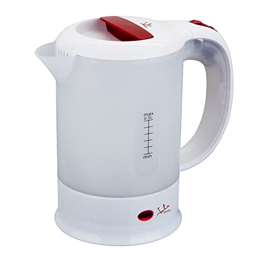 Jata HA547 Hervidor de Agua Eléctrico 0,5 Litro, 1000 W, Desconexión Automática, Recogecables, Ebullición Rápida, Visor Agua