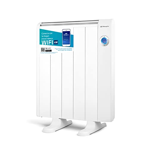 Orbegozo RRW 800 - Emisor térmico WiFi Bajo Consumo, Sin Aceite, Programable, 3 Modos, Orbegozo App, 800 W