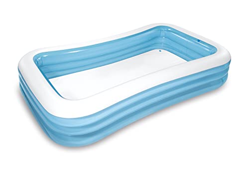 Intex 58484NP - Piscina hinchable rectangular 305 x 183 x 56 cm, 1.020 litros, Color Celeste