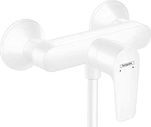 hansgrohe 71760700 Grifo Monomando para Ducha, Blanco Mate, Dusche