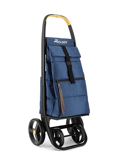 Rolser Carro Clec Termo Polar 8 Plus Lemon 4 Ruedas Grandes - Marino