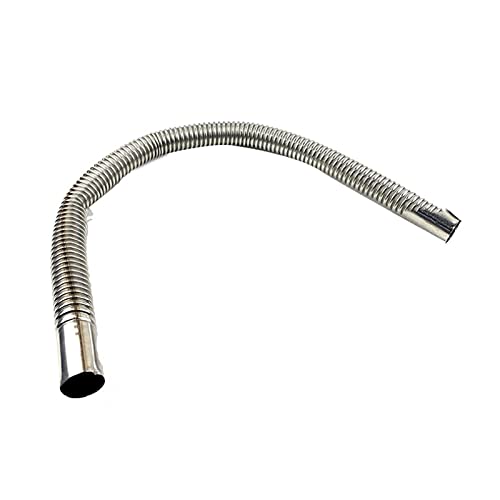 FANMEI THua Store 60 cm Coche Tubería de Escape Aparcamiento Calentador de Aire Tanque Diesel Gas Vent Manguera Automóvil Tubo de Escape Corrugado Tubo Redondo