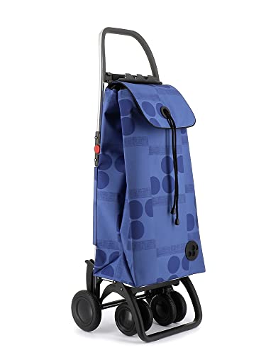 Carro Rolser I-MAX Logos 4 Ruedas 2 Giratorias Plegable - Azul