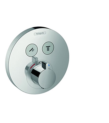 Hansgrohe 15743000 ShowerSelect S termostato empotrado, cromo, 2 saldias