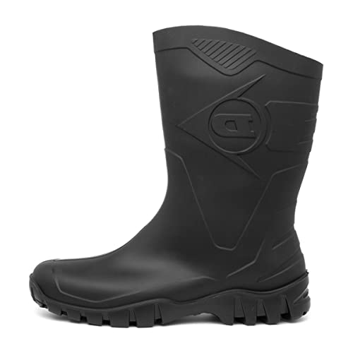 Dunlop Protective Footwear, Botas de Goma de Trabajo Hombre, Negro, talla 38