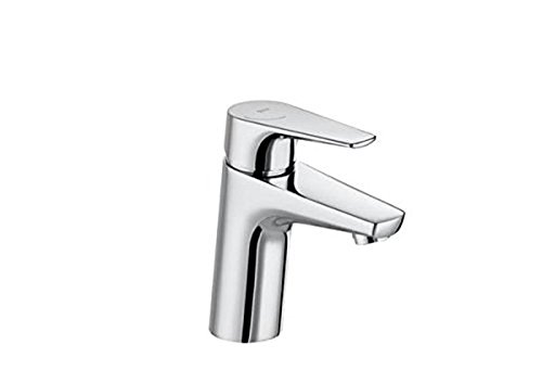 Roca Atlas Cold Star A5A3290C00- Mezclador monomando para lavabo con cuerpo liso, acabado de cromo