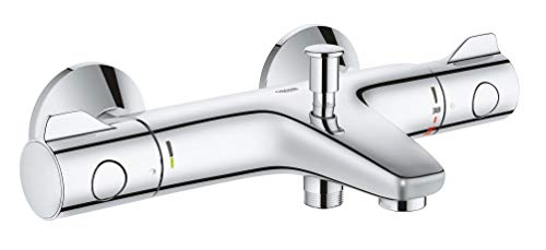 Grohe Grohtherm 800 - Grifo termostático para bañera y ducha, montaje en pared, Version Española, palanca (Ref. 34569000)