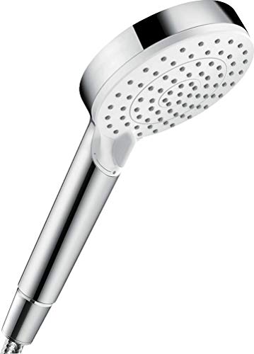 hansgrohe Crometta Ducha de mano Vario ahorro de agua 9 l/min, blanco/cromo, 26332400