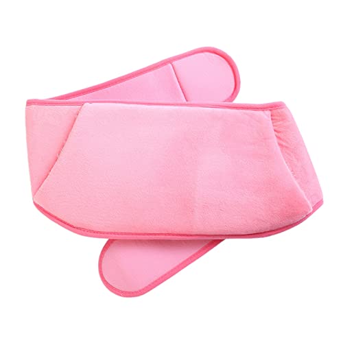 Radiadores Hierro Cinturón de calefacción USB, cinturón térmico USB, cinturón eléctrico de 5V, cinturón de calefacción, pretina de felpa Premium, funda calentadora de cintura de mano (Pink, One Size)