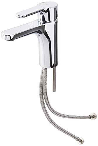 Roca , L20 XL, Grifo monomando para lavabo con cuerpo liso, arranque en frío, A5A3K09C00