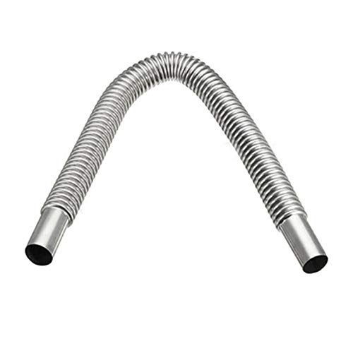 Dimweca Tubo de Escape Tubo de Escape de Acero Inoxidable Calentador de Aire para automóvil Manguera de ventilación de Gas Diesel en Todas Partes para Calentador Diesel Calentador de Aire Realistic