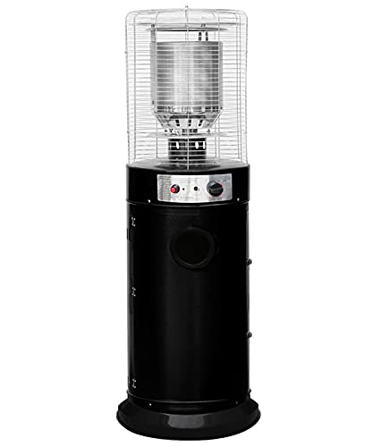 Bastilipo Bastilipo-EG-NE-11K-Estufa terrazas y Exteriores-Estufa Bares-Potencia 11KW-Propano o Gas butano, Negro