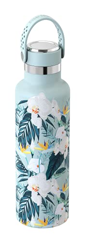 Super Sparrow Botella Agua Acero Inoxidable 18/10 - Botella Termica Ultraligera - 500ml - Termo Sin BPA, Botella Agua Niños, para Deporte, Viaje, Escuela, Exterior, Oficina, Hogar
