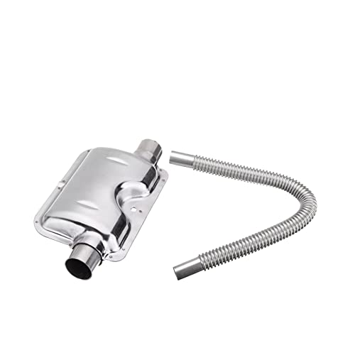 HONGHUAER Nuevo calentador de aire de 60 cm de aire Acompañamiento de acero inoxidable Tubo de tubo de gas Vent de gas Ajuste Air Diesel Parking Tank Tank Calentadores de automóviles Accesorios