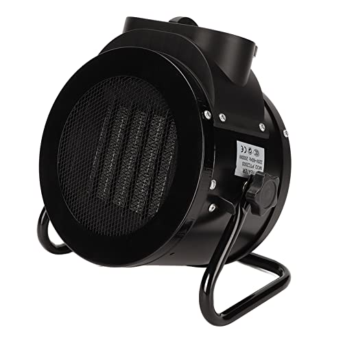 Calentador Eléctrico de Escritorio, Calentador de Espacio Eléctrico Portátil de 2000 W, Ventilador de Calentador de Escritorio Pequeño con Calefacción PTC, Protección contra Sobrecalentamiento para Us