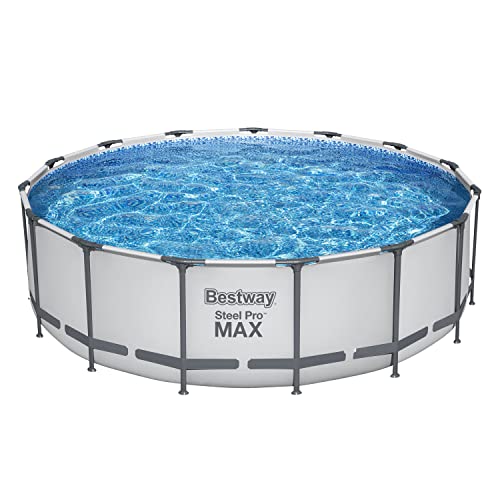 BESTWAY Piscina Desmontable Tubular Steel Pro Max 457x122 cm Blanco