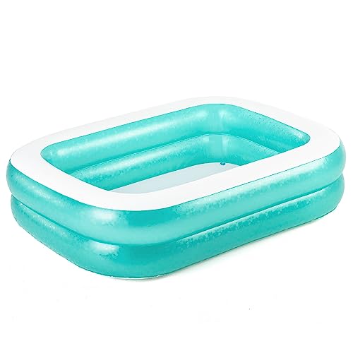 Bestway 54005 Piscina familiar inflable translúcida 200 x 146 x 48 cm - Verde