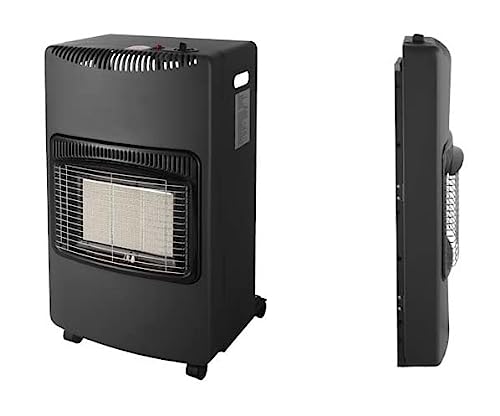 GSC EVOLUTION - Estufa de gas butano plegable, cerámica, 4200W, Sistema anti-vuelco, 3 niveles de potencia, 20-80m²