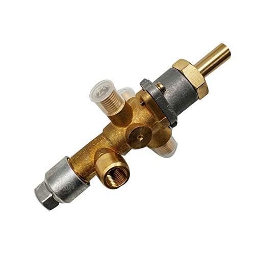 TEAYOC 1 vía Entrada y 3 Puntos de Venta Nueva Válvula de Cobre Propano Sala de Gas Calentador de Espacio/Chimenea Piezas de Repuesto de Repuesto Gas