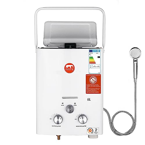 Calentador de agua sin tanque Propano 6L Calentador de agua de propano 1.6GPM 12 KW Calentador de agua a pedido de acero inoxidable Propano apto para uso en vehículos recreativos
