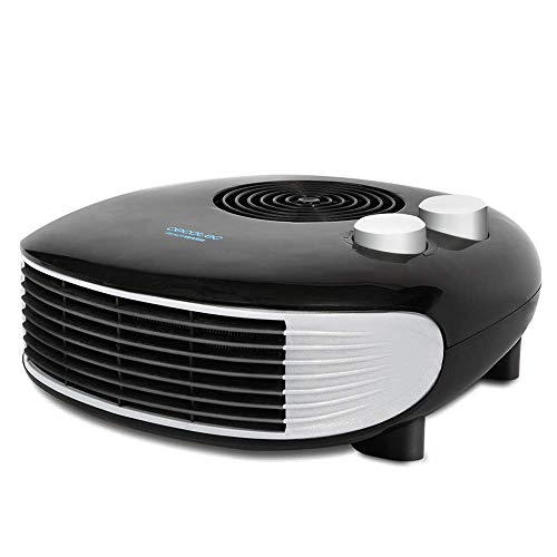 Cecotec Calefactor Eléctrico de Baño Bajo Consumo Ready Warm 9650 Force Horizon. Termoventilador Horizontal, 2000 W, Termostato Regulable, Protección Sobrecalentamiento y Antivuelco, 15 m2
