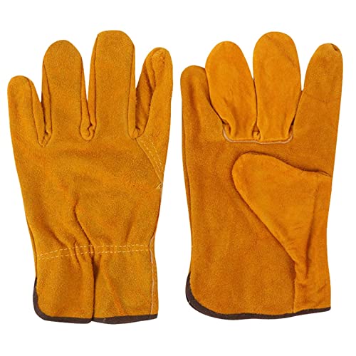 Precio De Congeladores Guantes Full Plus Temperatura Alta Manejo Algodón Soldadura Cuero de Calentamiento eléctrico Equipo de Calentamiento y Calentamiento (Multicolor, One Size)