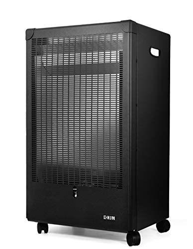 HJM GA4200 Estufa Gas, 4.2 W, 1 Liter, 44 Decibelios, Acero, Negro