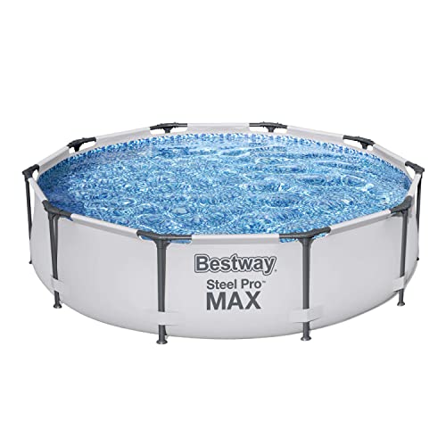 BESTWAY 56406D - Piscina Desmontable Tubular Steel Pro Max 305 x 76 cm, Multicolor