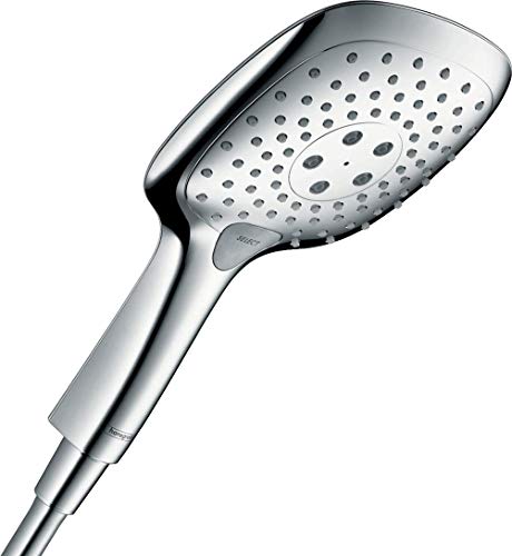 Hansgrohe 26550000 Raindance Select E 150 ducha de mano, 3 tipos de chorro, cromo