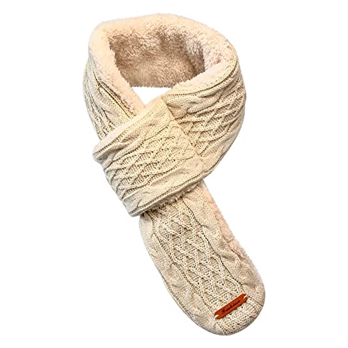 H.eternal Bufanda de calefacción eléctrica Regulación de Engranajes Calentador USB Calentador de Cuello Almohadillas de calefacción Bufandas calentadas Termo De Agua Caliente (Beige, One Size)