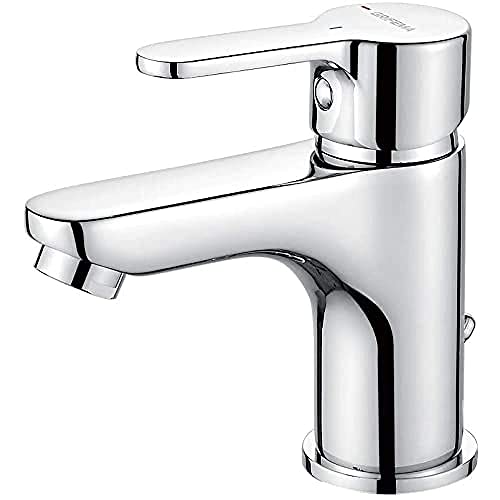 GRIFEMA G11003 - Grifo de lavabo, Mezclador monomando lavado, Grifo de Ahorro de Energía, Latón, Cromo [Exclusivo en Amazon]