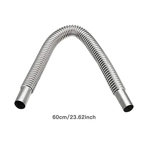Tubo de escape del calentador Tubo de escape del calentador de aire de acero inoxidable de 120cm para calentador de automóviles Estacionamiento calentador de aire Tanque de combustible Diesel Gas Vent