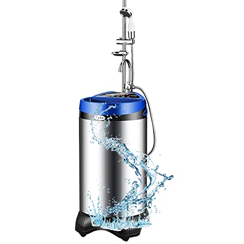 ZYFYMXDD 2000W Calentadores de Agua instantáneos eléctricos,Calentador de Agua sin Tanque termostático con duchas y grifos,Cita 24H,IPX4 a Prueba de Agua,Capacidad 100L