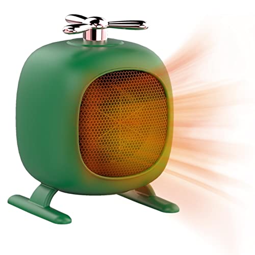 LOVOICE Calentador eléctrico pequeño con Ventilador | Calentador de Espacios pequeños para Interiores,Calentador cómodo y silencioso para Invierno, hogar, Dormitorio, Sala de Estar, Oficina