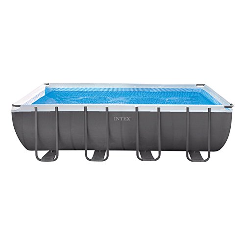 Intex Ultra Frame Piscina Desmontable, 17.203 litros, Gris, 549 x 274 x 132 cm