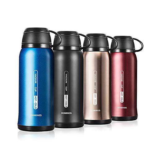 Y·J&H Termo de Vacío de Doble Pared,Botella de Agua Acero Inoxidable sin BPA,Botellas Frío/Caliente,Botellas Termica para Niños, Colegio, Oficina, Trekking - 650ml Azul