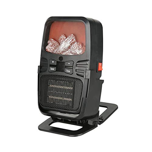 Mini calentador eléctrico 500 W portátil escritorio pequeño ventilador calentador 9 velocidades máquina calentadora de temperatura para el invierno