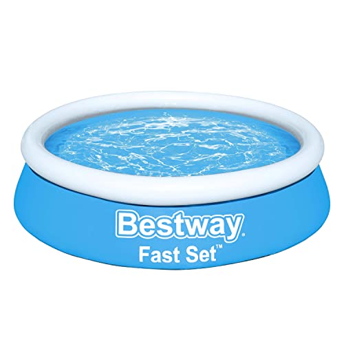 BESTWAY 57392 - Piscina Hinchable Infantil Fast Set Mi Primera Piscina, Color Azul, Ø 183 x 51 cm