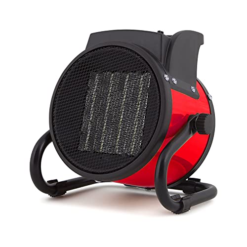 Calentador de ventilador de cerámica Calentador de ventilador de ahorro de energía de 2000 vatios Calentador eléctrico Dispositivos de calefacción con protección contra sobrecalentamiento Pequeño